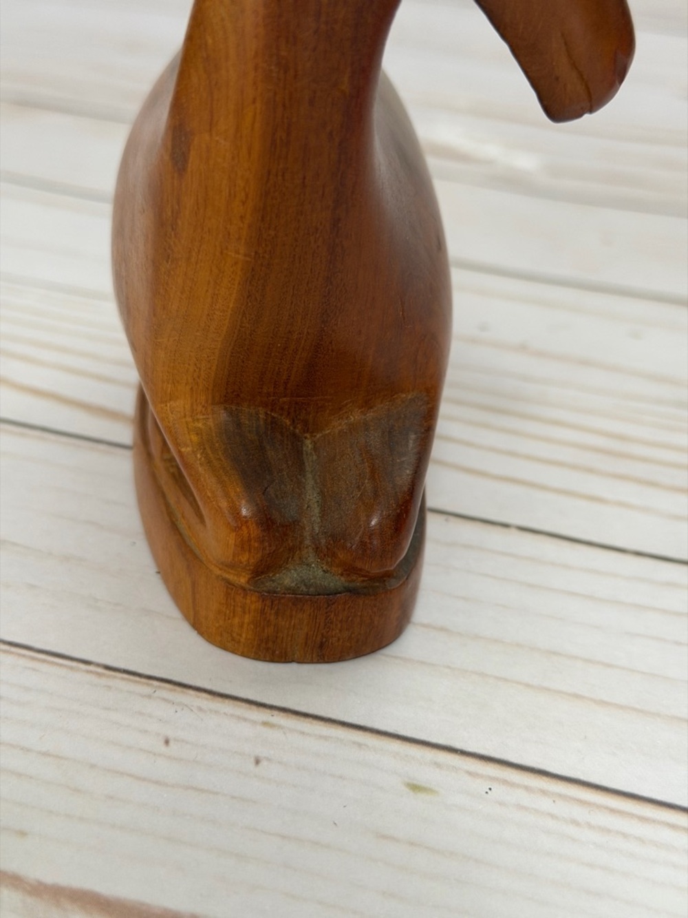 Wood Hand Carved Antelope / Gazelle Sculpture Wood Decor - Picture 14 of 15